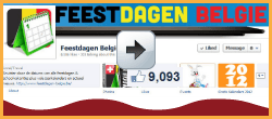 Facebook page Feestdagen Belgie via www.feestdagen-belgie.be
